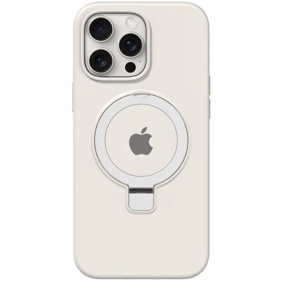 Чохол Silicone Case Full Protective with Ring для Apple iPhone 13 Pro Max (6.7") White