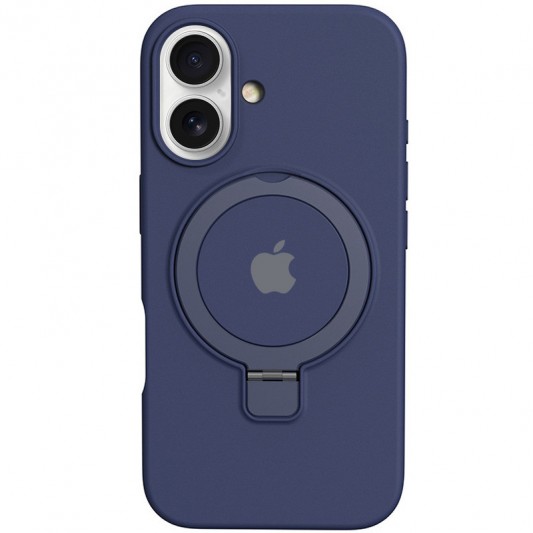 Чехол Silicone Case Full Protective with Ring для Apple iPhone 16 (6.1
