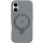 Чохол Silicone Case Full Protective with Ring для Apple iPhone 16 (6.1") Grey