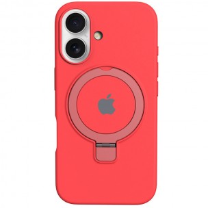 Чехол Silicone Case Full Protective with Ring для Apple iPhone 16 (6.1