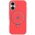 Чохол Silicone Case Full Protective with Ring для Apple iPhone 16 (6.1") Red
