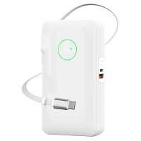 Портативний ЗП Power Bank WIWU Wi-P049 PD20W with cable 10000 mAh White