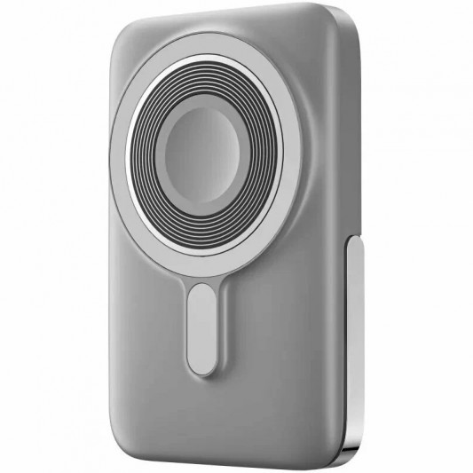 Портативное ЗУ Power Bank WIWU Wi-P018 Elite 3 in 1 с БЗУ 10000 mAh Gray - изображение 1