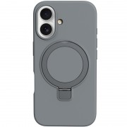Чехол Silicone Case Full Protective NO LOGO with Ring для Apple iPhone 16 Plus (6.7