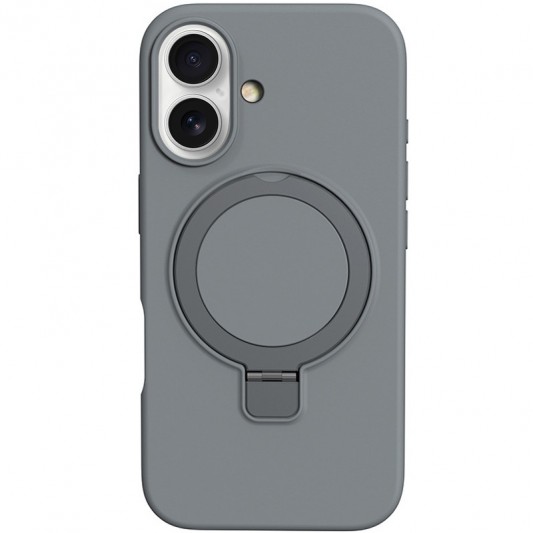 Чехол Silicone Case Full Protective NO LOGO with Ring для Apple iPhone 16 Plus (6.7