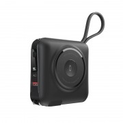 Портативное ЗУ Power Bank WIWU Wi-P051 6 in 1 PD45W с БЗУ 15000 mAh Black