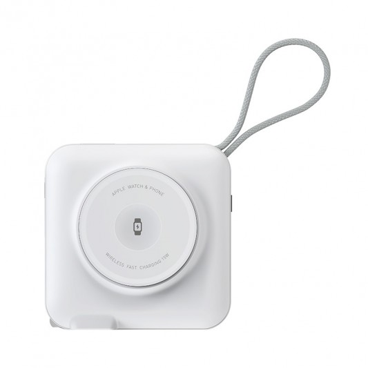 Портативное ЗУ Power Bank WIWU Wi-P051 6 in 1 PD45W с БЗУ 15000 mAh White - изображение 3