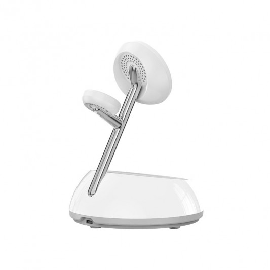 БЗУ WIWU Wi-W036 Aurora 3 in 1 wireless charger White - изображение 2
