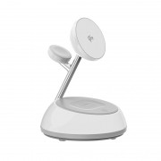 БЗУ WIWU Wi-W036 Aurora 3 in 1 wireless charger White