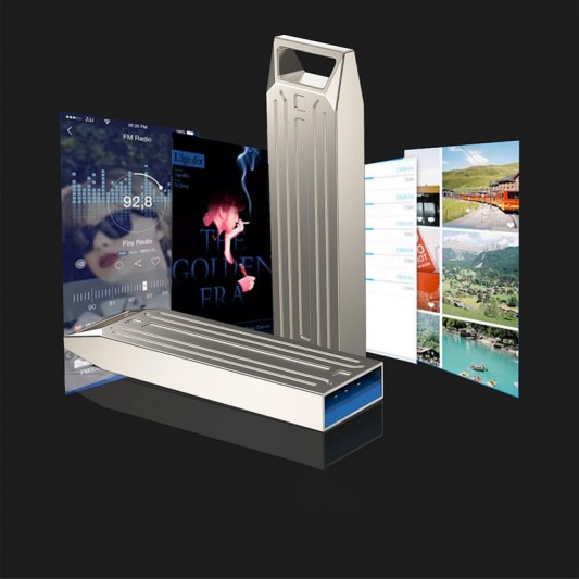 Флеш-драйв USB 2.0 Flash Drive WIWU Wi-FD002 Infinite 3 in 1 128GB Silver - изображение 5