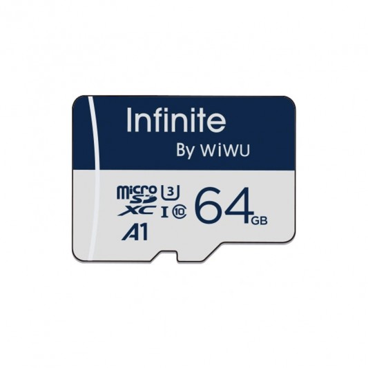 Карта памяти microSDXC WIWU Wi-FC004 Infinite Series 64GB (U3, C10) без адаптера Blue