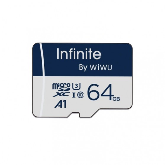 Карта памяти microSDXC WIWU Wi-FC004 Infinite Series 64GB (U3, C10) без адаптера Blue