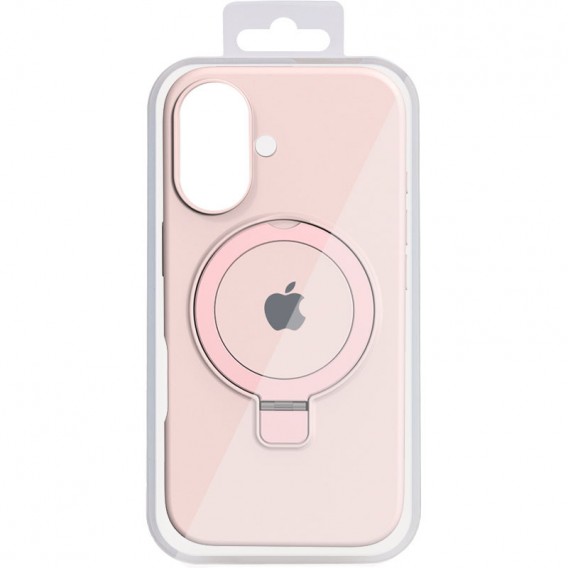 Чохол Silicone Case Full Protective with Ring для Apple iPhone 16 Plus (6.7") Pink