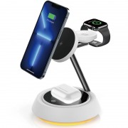 БЗУ WIWU Wi-W002 3 in 1 wireless charger White