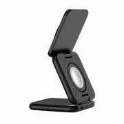 БЗУ WIWU Wi-W035 Mag Go 3 in 1 wireless charger Black