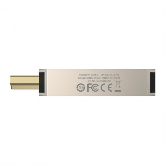 Переходник WIWU Wi-HB004 Infinite USB-C to HDMI Silver - изображение 2