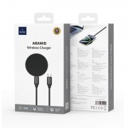 БЗП WIWU Wi-W034 Kevlar Wireless Charger Black