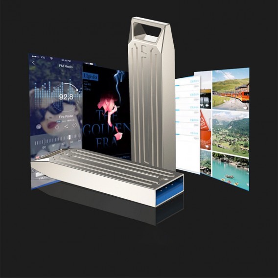 Флеш-драйв USB 2.0 Flash Drive WIWU Wi-FD002 Infinite 3 in 1 32GB Silver