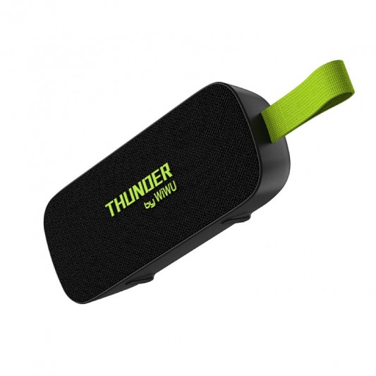 Bluetooth Колонка WIWU H2 Thunder Wireless Portable Speaker Black - зображення 3 