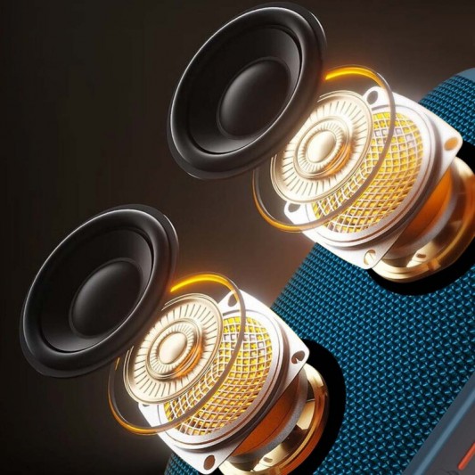 Bluetooth Колонка WIWU H6 Thunder Wireless Speaker Blue - зображення 4 