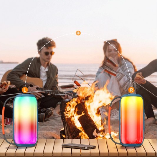 Bluetooth Колонка WIWU H6 Thunder Wireless Speaker Blue - зображення 7 