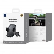 Автодержатель с БЗУ WIWU CH-321 15W Black