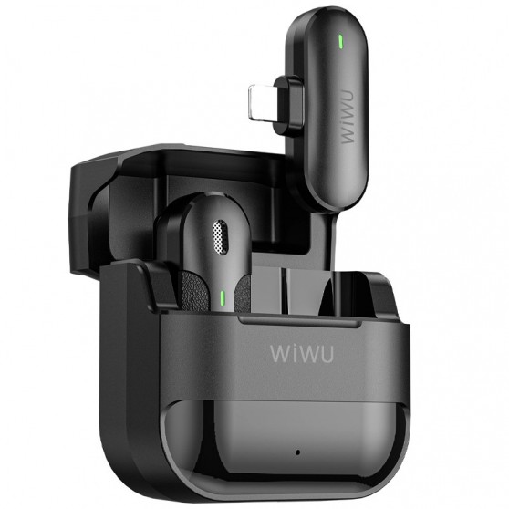 Петличний бездротовий мікрофон WIWU Wi-WM001 Wireless mini microphone (Type-C) Black