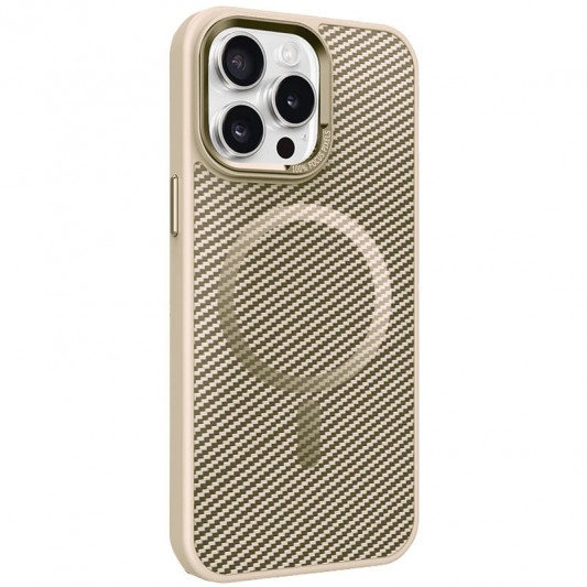 Чехол TPU+PC Carbon Mirage with MagSafe для Apple iPhone 15 Pro (6.1