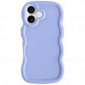 Чехол TPU Ripple для Apple iPhone 16 (6.1 дюйма) Lilac Blue Чехол TPU Ripple для Apple iPhone 16 (6.1 дюйма) Lilac Blue