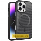 Чехол TPU+PC Carbon Mirage with MagSafe для Apple iPhone 16 (6.1 дюйма) Black