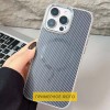 Чохол TPU+PC Carbon Mirage with MagSafe для Apple iPhone 16 (6.1") Grey