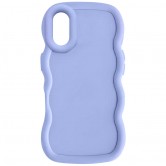 Чехол TPU Ripple для Apple iPhone X / XS (5.8 дюйма) Lilac Blue