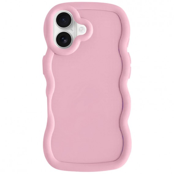 Чехол TPU Ripple для Apple iPhone 16 Plus (6.7") Pink