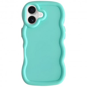 Чохол TPU Ripple для Apple iPhone 16 Plus (6.7") Turquoise Чохол TPU Ripple для Apple iPhone 16 Plus (6.7") Turquoise