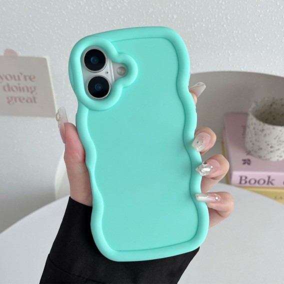 Чехол TPU Ripple для Apple iPhone 16 Plus (6.7") Turquoise
