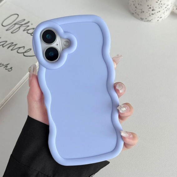 Чехол TPU Ripple для Apple iPhone 16 Plus (6.7") Lilac Blue