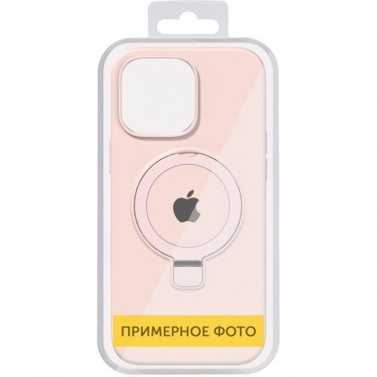 Чохол Silicone Case Full Protective with Ring для Apple iPhone 16e (6.1") Pink - зображення 1 