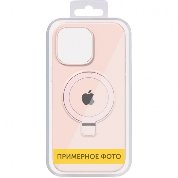 Чохол Silicone Case Full Protective with Ring для Apple iPhone 16e (6.1") Pink