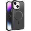Чохол TPU+PC Carbon Mirage with MagSafe для Apple iPhone 15 (6.1") Black