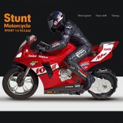 Мотоцикл на радиоуправлении Motorcycle Stunt Drift six-axis Gyroscope, Красный