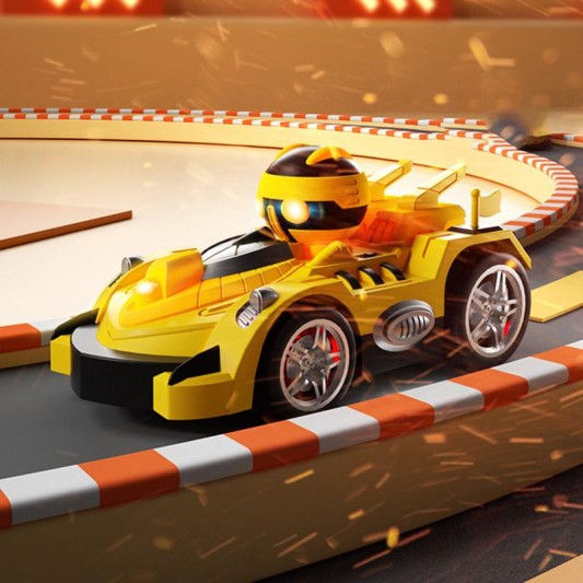 Машинка на радиоуправлении ZF17-1A Super Bumper Car, Желтый - изображение 1