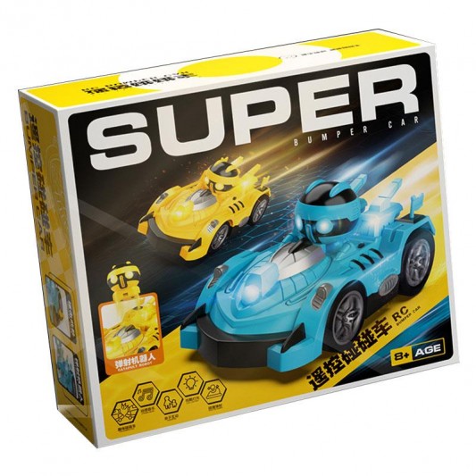 Машинка на радиоуправлении ZF17-1A Super Bumper Car, Голубой - изображение 3