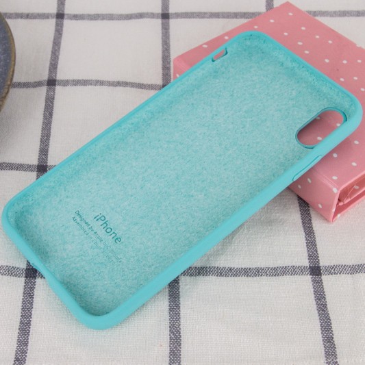 Чохол Silicone Case Full Protective (AA) для Apple iPhone XR (6.1") Бірюзовий / Marine Green - зображення 2 