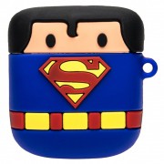 Силиконовый футляр Marvel & DC series для наушников AirPods 1/2 + кольцо