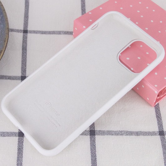 Чохол Silicone Case Full Protective (AA) для Apple iPhone 11 Pro Max (6.5") Білий / White - зображення 2 