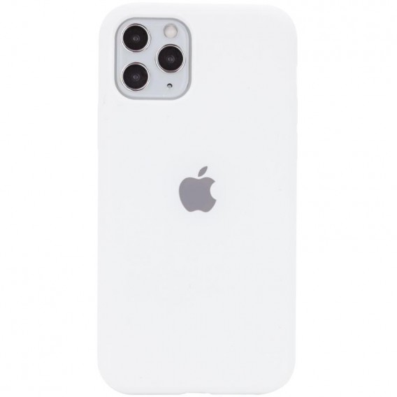 Чохол для Apple iPhone 11 Pro Max (6.5") - Silicone Case Full Protective (AA) (Білий / White)