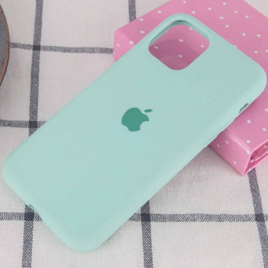 Чохол Silicone Case Full Protective (AA) для Apple iPhone 11 Pro Max (6.5") Бірюзовий / Turquoise - зображення 1 