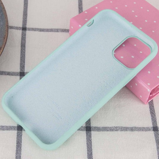 Чохол Silicone Case Full Protective (AA) для Apple iPhone 11 Pro Max (6.5") Бірюзовий / Turquoise - зображення 2 