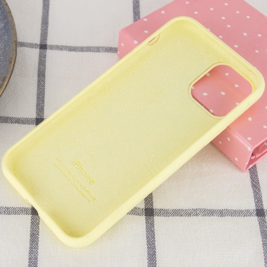 Чохол Silicone Case Full Protective (AA) для Apple iPhone 11 Pro Max (6.5") Жовтий / Mellow Yellow - зображення 2 