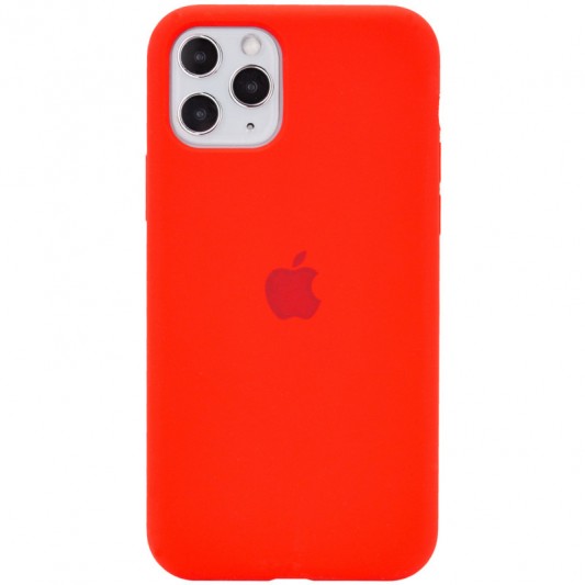 Чохол Silicone Case Full Protective (AA) для Apple iPhone 11 Pro Max (6.5") Червоний / Red